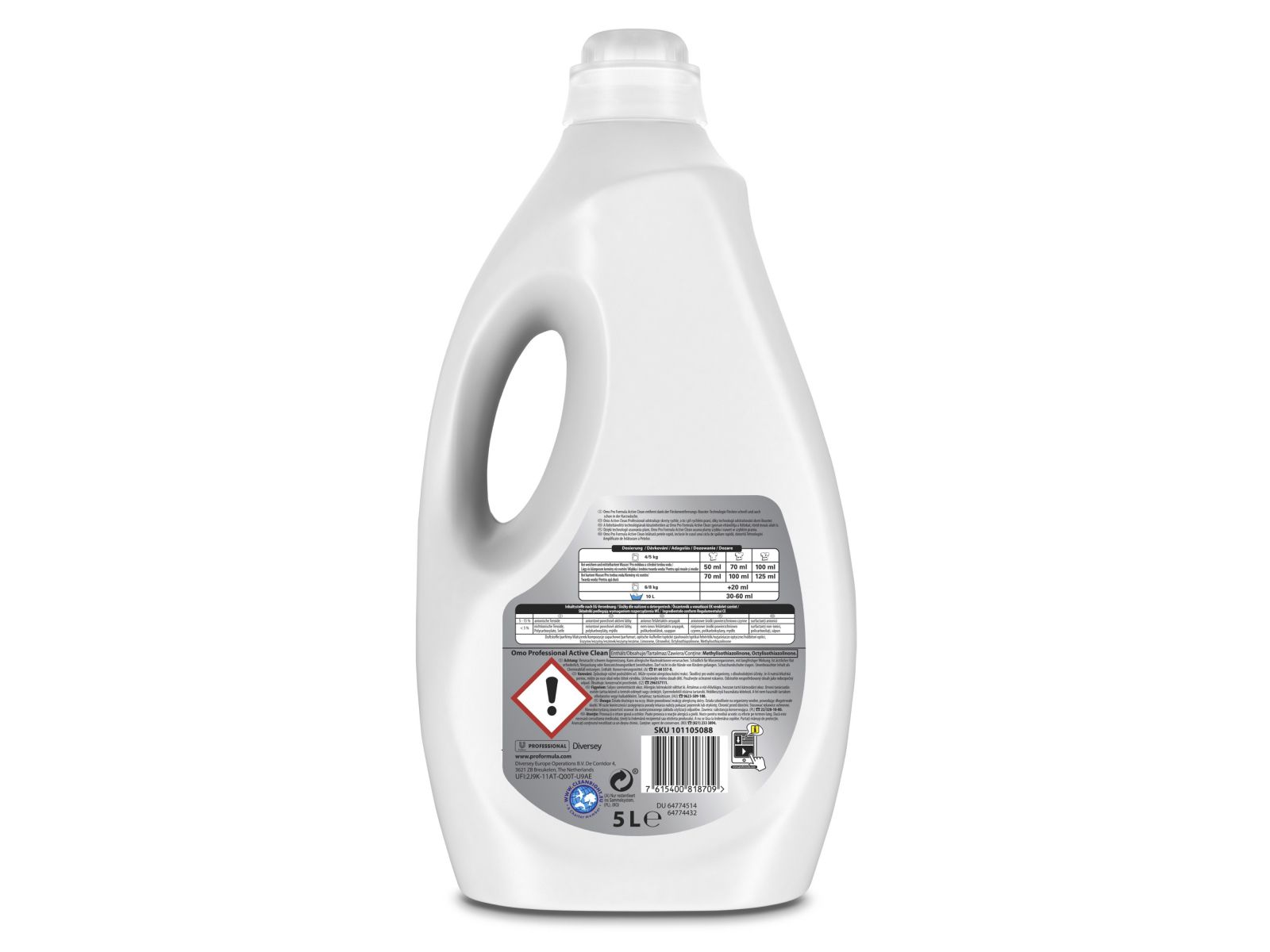 Omo Pro Formula Active Clean 5L Płyn do prania 5L 77 prań